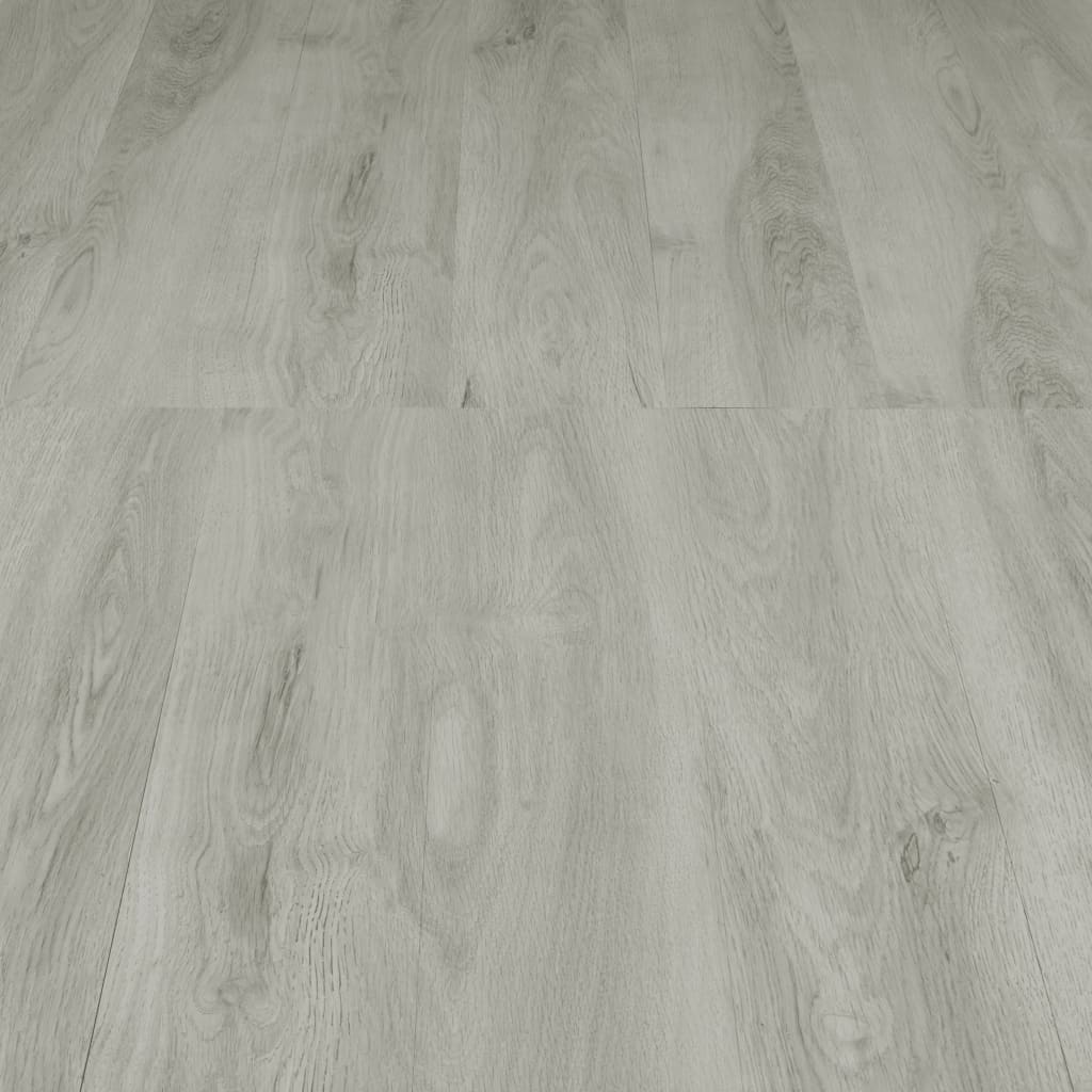 vidaXL Dalles de plancher autoadhésives 4,46 m² 3 mm PVC gris clair