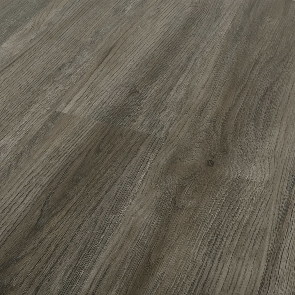 vidaXL Dalles de plancher autoadhésives 4,46 m² 3mm PVC gris et marron