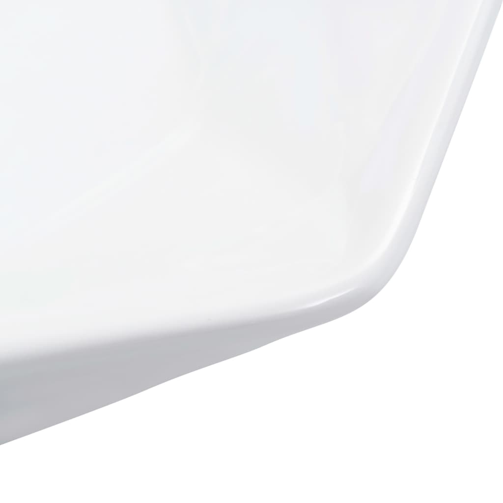 vidaXL Lavabo 41x36,5x12 cm Céramique Blanc