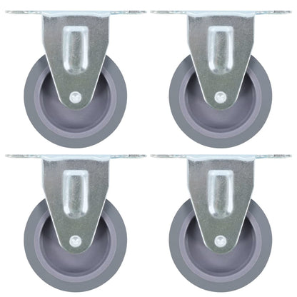 vidaXL Roulettes fixes 4 pcs 75 mm