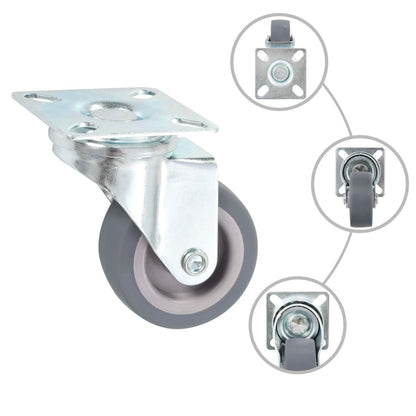 vidaXL 24 pcs Roulettes pivotantes 50 mm