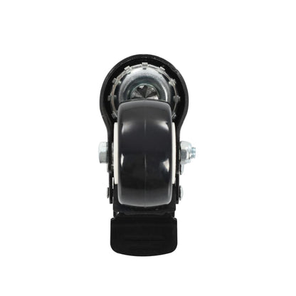 vidaXL Roulettes pivotantes avec freins 4 pcs 50 mm