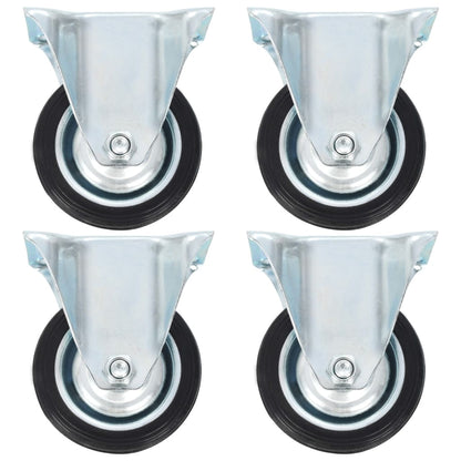 vidaXL Roulettes fixes 4 pcs 75 mm