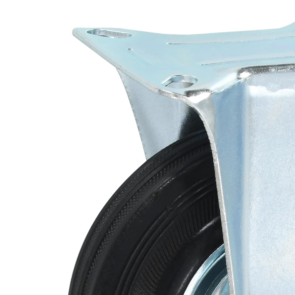 vidaXL Roulettes fixes 4 pcs 125 mm