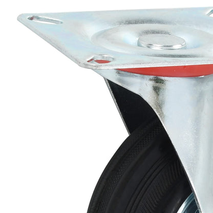 vidaXL Roulettes pivotantes 4 pcs 125 mm