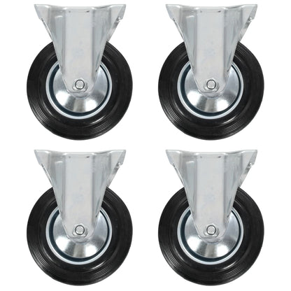 vidaXL Roulettes fixes 4 pcs 160 mm