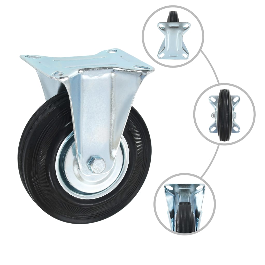 vidaXL Roulettes 4 pcs 125 mm