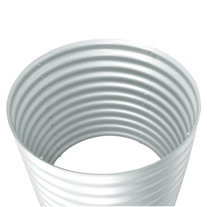 vidaXL Lit surélevé de jardin 80x80x81 cm Acier galvanisé Argenté