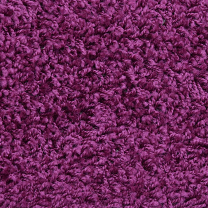 vidaXL Tapis d'escalier 15 pcs violet 65x21x4 cm