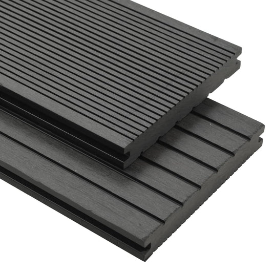 vidaXL Panneaux de terrasse solides et accessoires WPC 20m² 2,2 m Gris