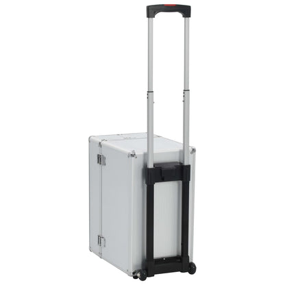 vidaXL Valise de pilote 47 x 39 x 27 cm Argenté Aluminium