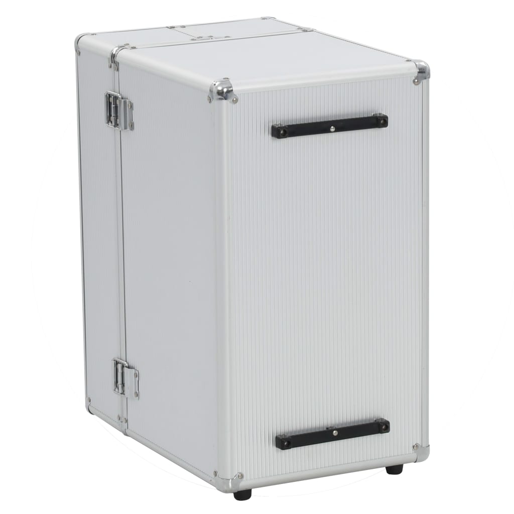 vidaXL Valise de pilote 47 x 39 x 27 cm Argenté Aluminium