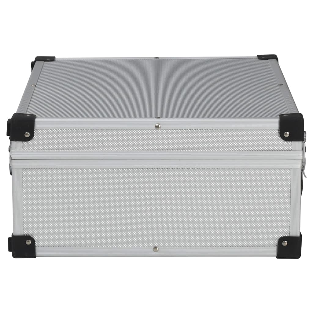 vidaXL Valise à outils 46 x 33 x 16 cm Argenté Aluminium