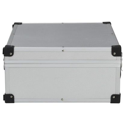 vidaXL Valise à outils 46 x 33 x 16 cm Argenté Aluminium