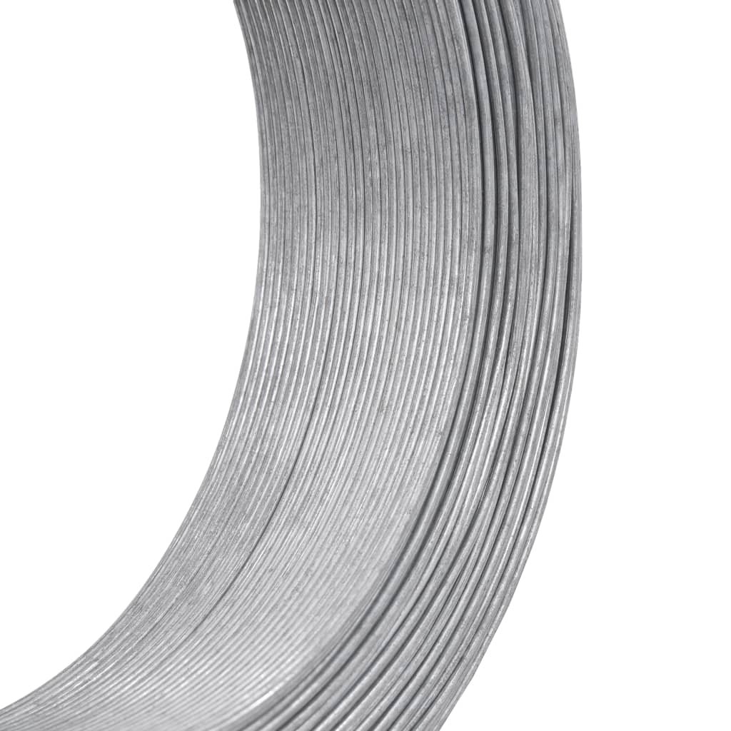 vidaXL Fil de liaison de clôture 250 m 2,5 mm Acier
