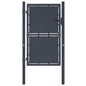 vidaXL Portail de jardin Acier 100x150 cm Anthracite