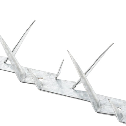 vidaXL Piquets muraux 2 pcs Acier 1 m
