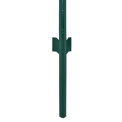 vidaXL Clôture en grillage métallique avec poteaux Acier 25x0,75m Vert