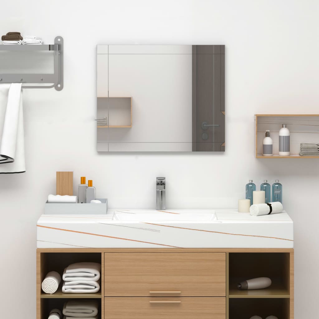 vidaXL Miroir mural 60x50 cm Verre