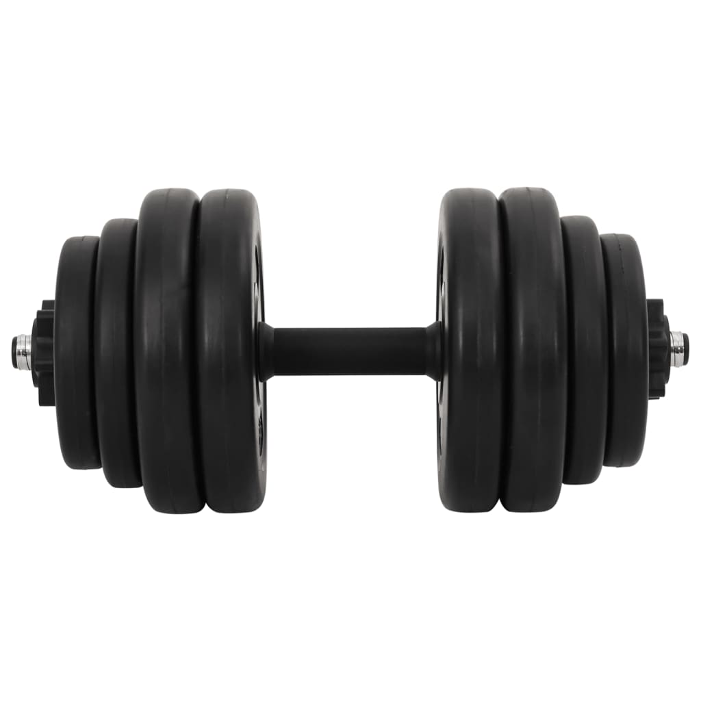 vidaXL Haltères 2 x 15 kg