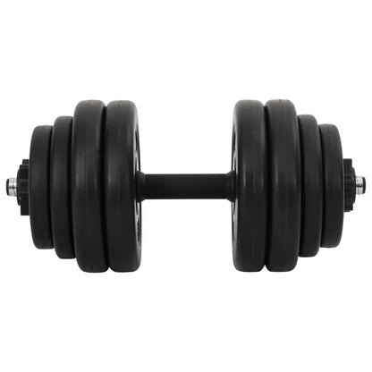 vidaXL Haltères 2 x 15 kg