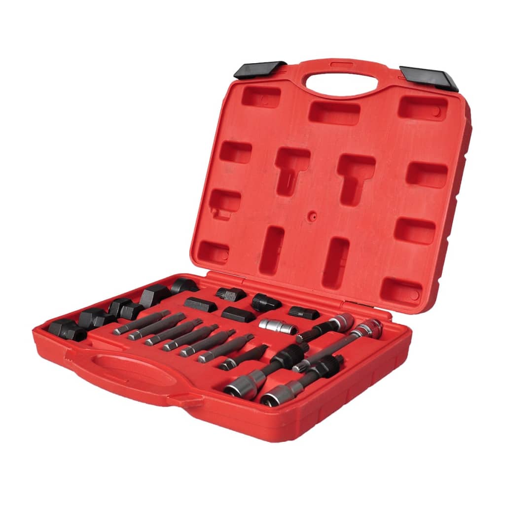 vidaXL Kit de démontage de roue libre d'alternateur 22 pcs