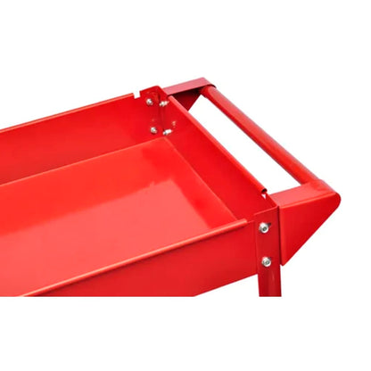 vidaXL Chariot à outils d'atelier 100 kg rouge