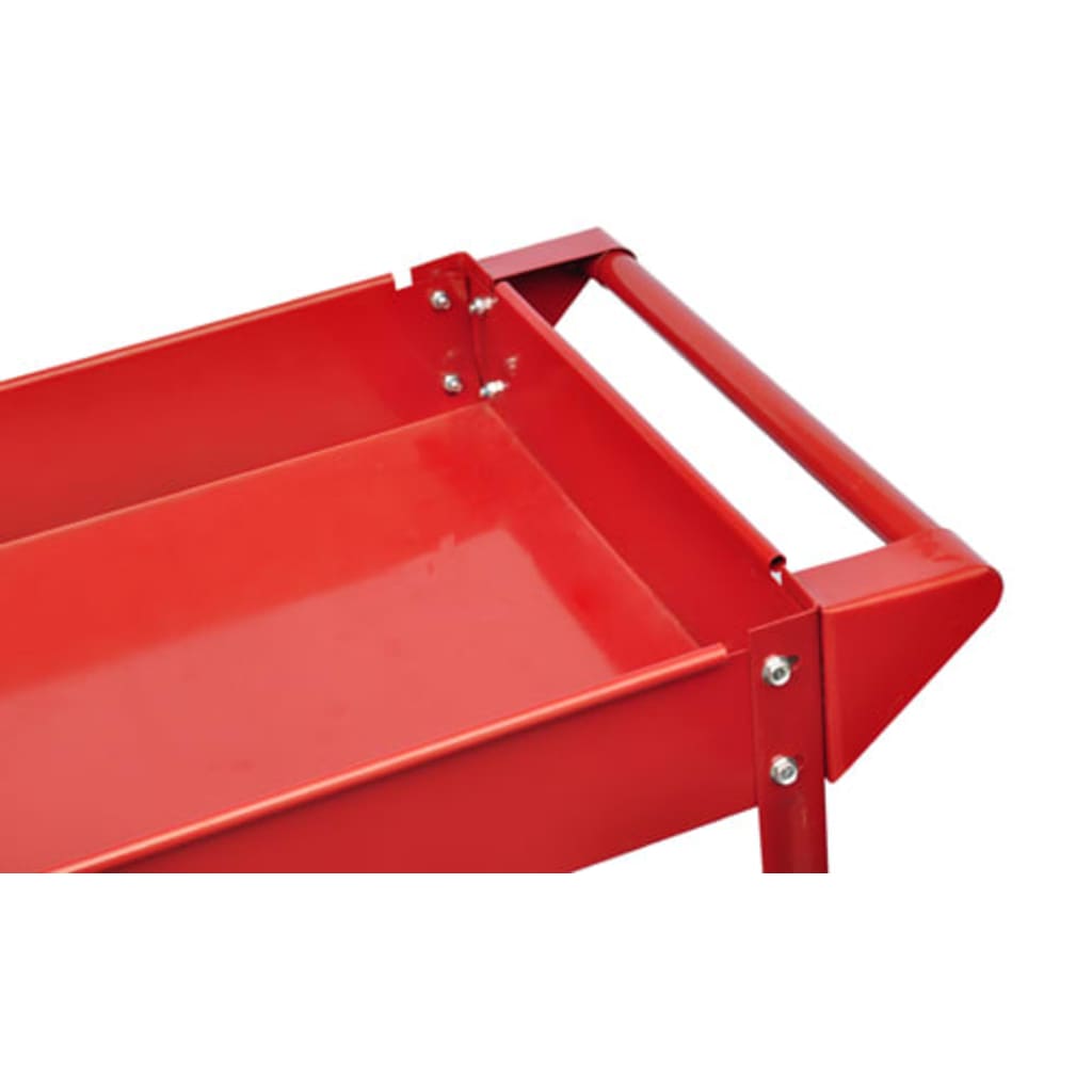 vidaXL Chariots à outils pour atelier 2 pcs 100 kg 2 étagères