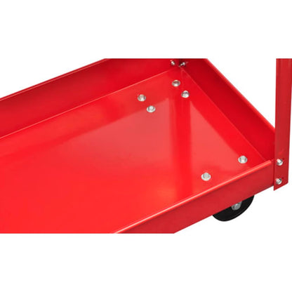 vidaXL Chariots à outils pour atelier 2 pcs 100 kg 2 étagères