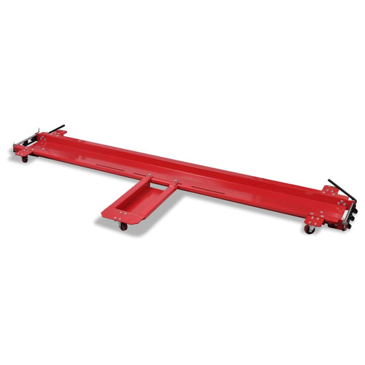 vidaXL Chariot de moto Rouge