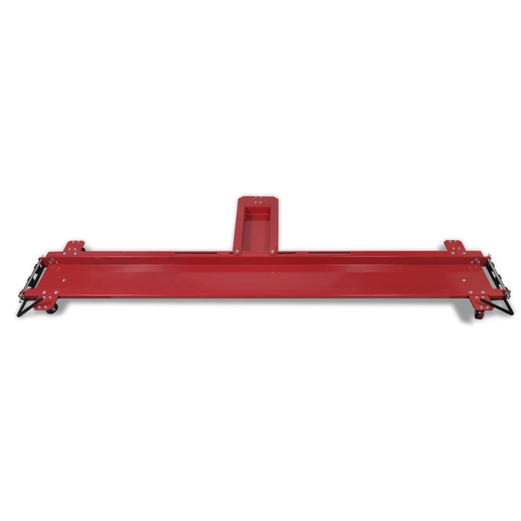 vidaXL Chariot de moto Rouge