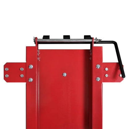vidaXL Chariot de moto Rouge