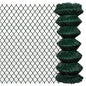 vidaXL Clôture à mailles losangées Acier 1x25 m Vert