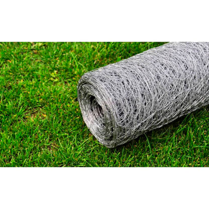 vidaXL Grillage pour volière Acier galvanisé 25 x 0,75 m Argenté