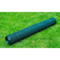 vidaXL Grillage à poule avec revêtement en PVC 25x1 m vert