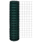 vidaXL Clôture euro Acier 10 x 1,5 m Vert