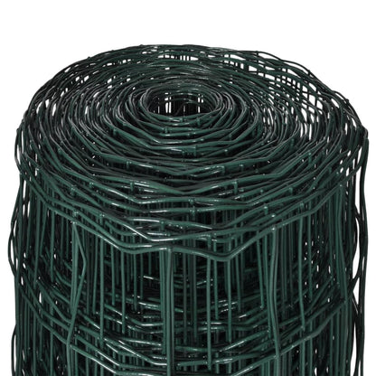 vidaXL Clôture euro Acier 10 x 1,0 m Vert