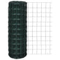 vidaXL Clôture euro Acier 25 x 0,8 m Vert