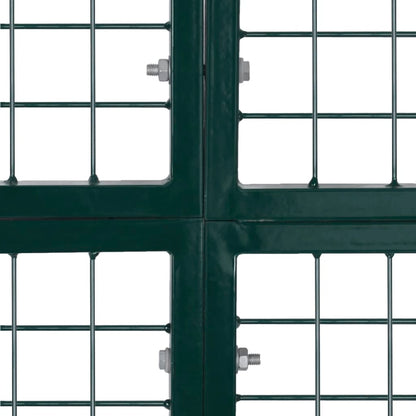 Portail de Clôture en Grillage Galvanisée 289 x 175 cm / 306 x 225 cm