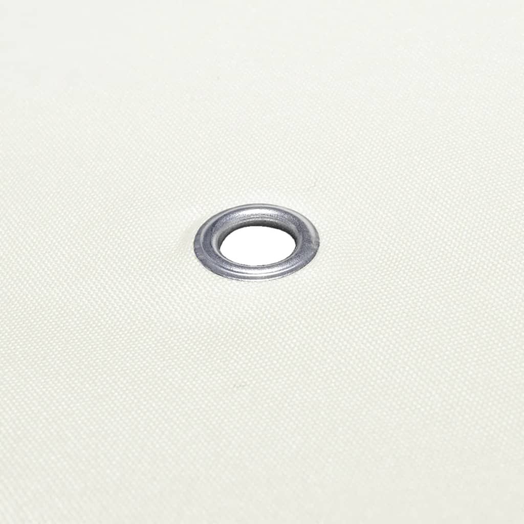 vidaXL Recouvrement de remplacement d'auvent 310 g/m² 3x4m Blanc crème