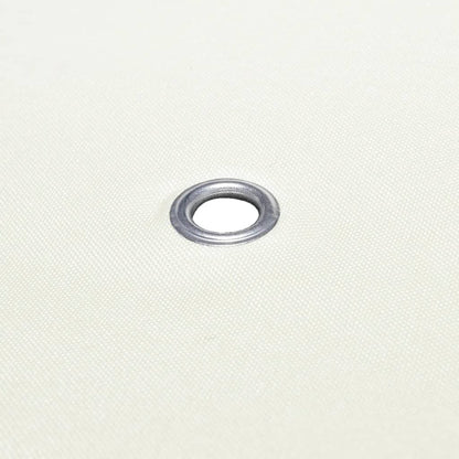 vidaXL Recouvrement de remplacement d'auvent 310 g/m² 3x4m Blanc crème