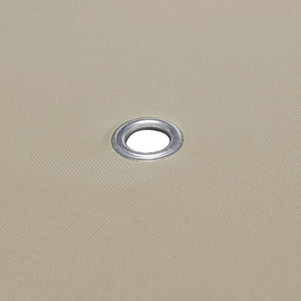 vidaXL Recouvrement de remplacement d'auvent 310 g/m² 3 x 4 m Beige
