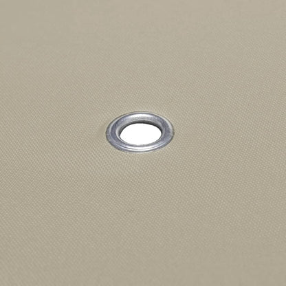 vidaXL Recouvrement de remplacement d'auvent 310 g/m² 3 x 4 m Beige