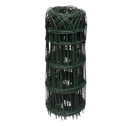 vidaXL Bordure de pelouse Fer enduit de poudre 10x0,65 m