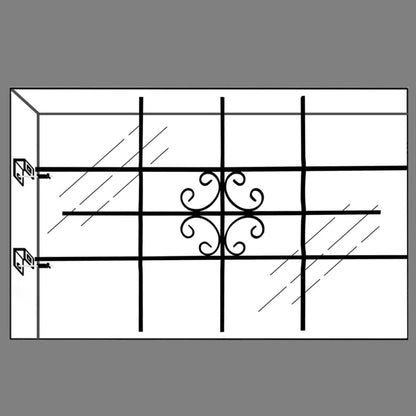 Grilles de sécurité pour fenêtre 69 x 114 cm