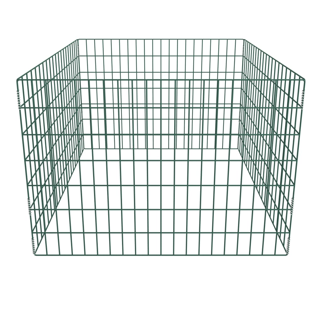 vidaXL Bac à compost carré en maille de jardin 100 x 100 x 70 cm