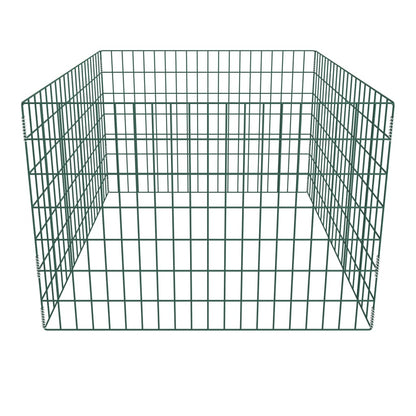 vidaXL Bac à compost carré en maille de jardin 100 x 100 x 70 cm