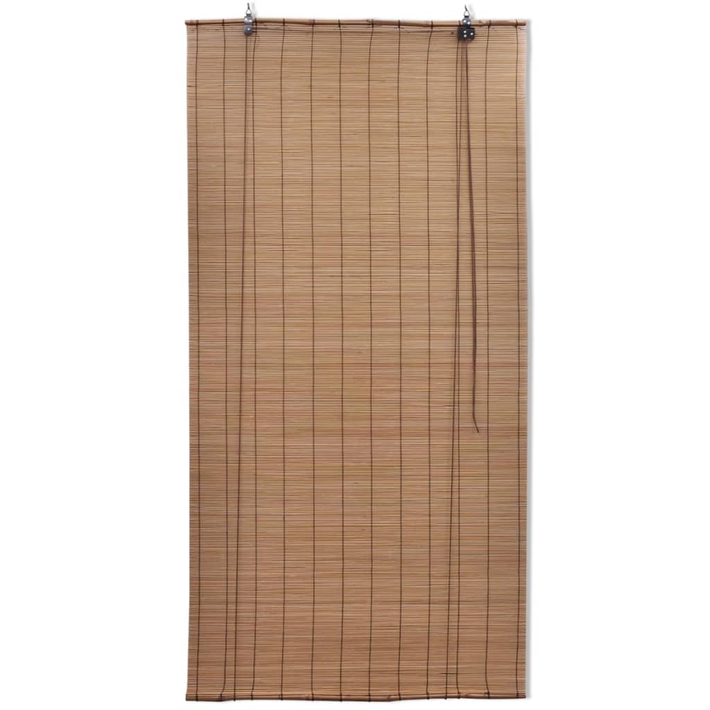 vidaXL Store roulant Bambou Marron 120x160 cm