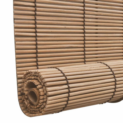 vidaXL Store roulant Bambou Marron 120x160 cm
