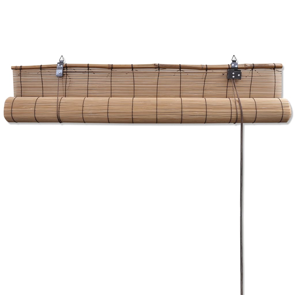 vidaXL Store roulant Bambou Marron 150x220 cm